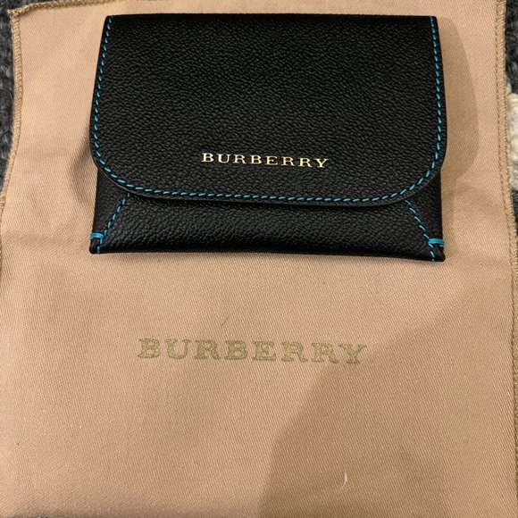 Burberry Black Mayfield Card Case Wallet - Picture 1 of 9